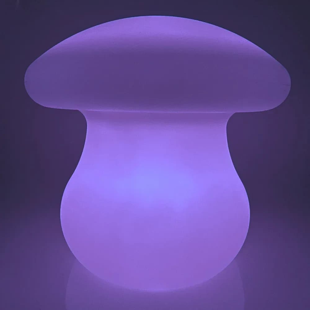 Ciupercă luminoasă cu schimbare de culoare — miniatură