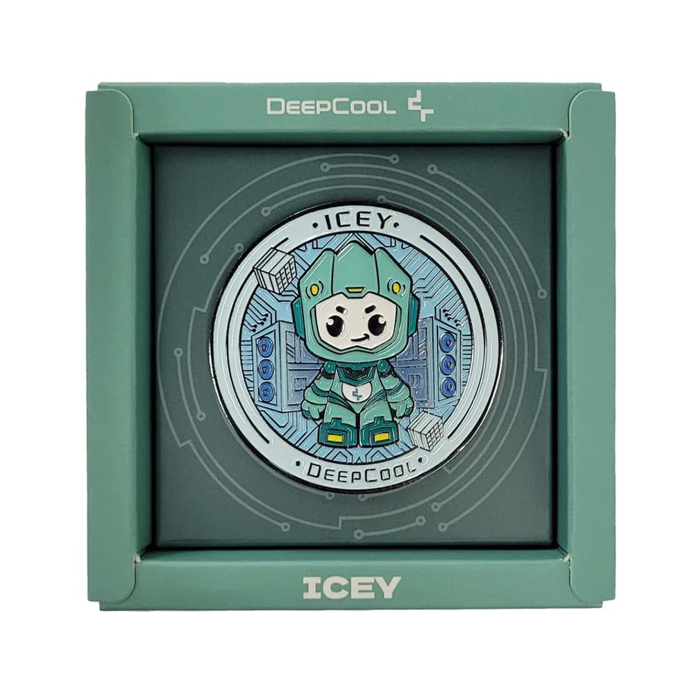 MATERIALE PROMO DeepCool, Insigna cu 2 ace de prindere "DC-magnet" — miniatură
