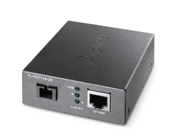 MEDIA CONVERTOR TP-LINK 10/100 Mbps WDM, 1× 100 Mbps SC Fiber Port, 1× 10/100 Mbps RJ45 Port (Auto MDI/MDIX), pana la 20km "TL-FC111B-20"