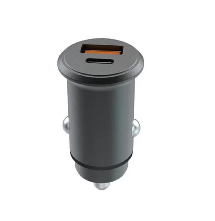 Incarcator Auto Lemontti Super Fast Charge, 65W, 2 porturi, Negru