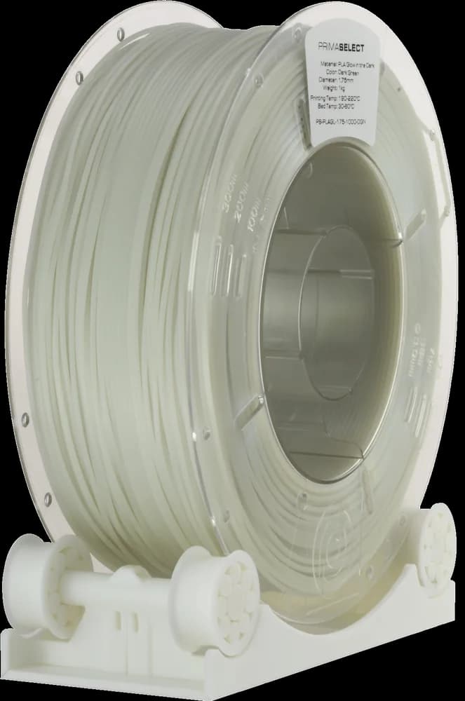 Filament PrimaCreator PrimaSelect PLA Glow in the Dark – 1,75 mm, 1 kg (PS-PLAGL-175-1000-GBL) — miniatură