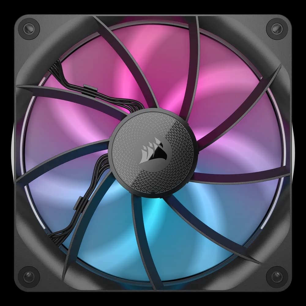 VENTILATOR Corsair iCUE LINK RX140 1x140mm RGB NEGRU, 0.400-2100 RPM +/- 10%,18.1-95.7 CFM, Presiune Statica: 0.15-3.79 mm-H2O, 10-36dBA, Prindere magnetica, Lungime cablu 135mm "CO-9051019-WW"
