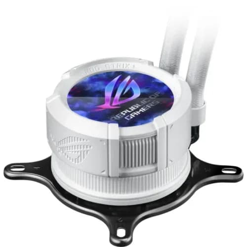 Cooler Procesor ASUS ROG Strix LC III 360 ARGB White Edition, Lichid, 12 cm, 3 ventilatoare, aRGB — miniatură