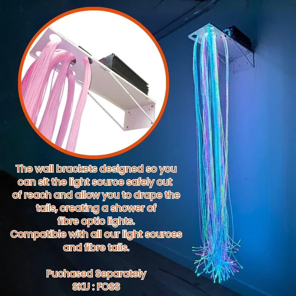 Sursă de lumină cu efect sclipitor pentru fibre optice, 45W — miniatură