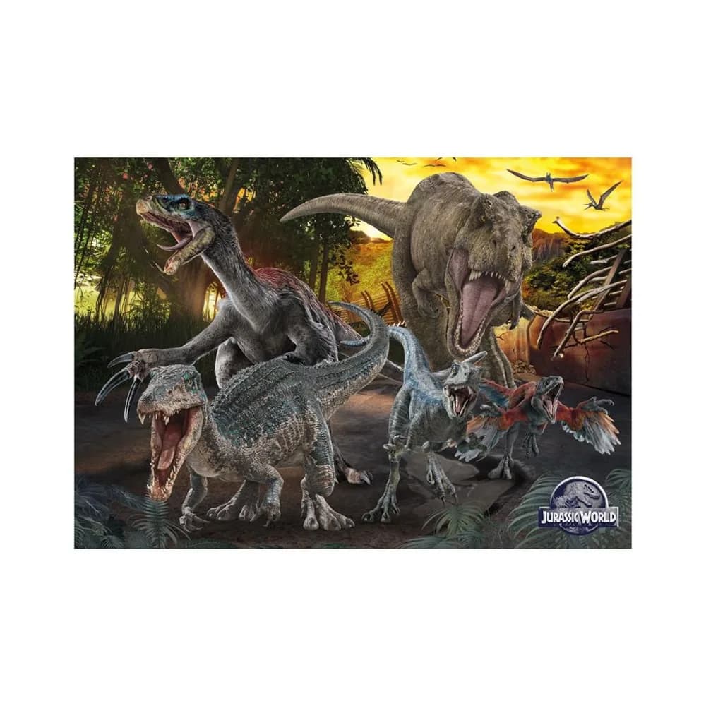 Puzzle 300 piese, Jurasic World - DINO TOYS — miniatură