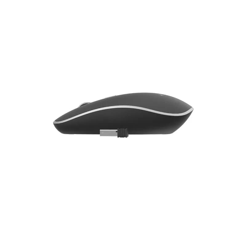 MOUSE GEMBIRD, PC sau NB, wireless, 2.4GHz, optic, 1600 dpi, butoane/scroll 4/1, silent, negru, "MUSW-4BS-01" — miniatură