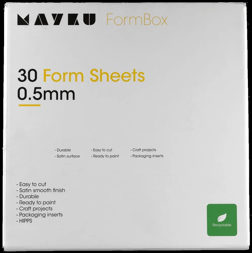 Accesoriu imprimantă 3D Mayku FormBox Form Sheets (30 buc)