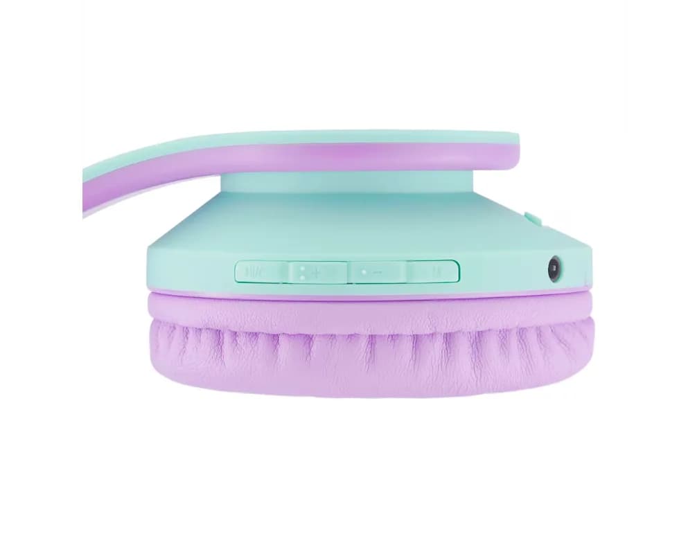 Casti Over-ear PowerLocus KidsCat, Wireless/Wired, Multicolor — miniatură