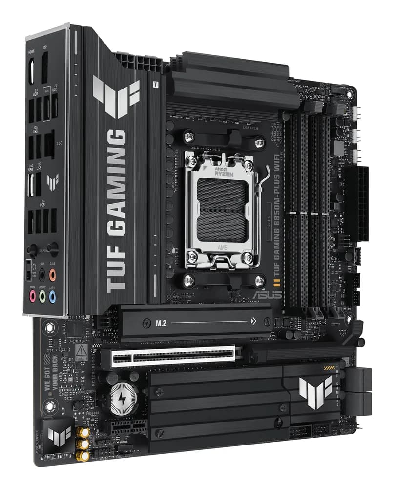 Placa de baza ASUS TUF GAMING B850M-PLUS WIFI AMD B850 Socket AM5 micro ATX "90MB1IY0-M0EAY0" — miniatură