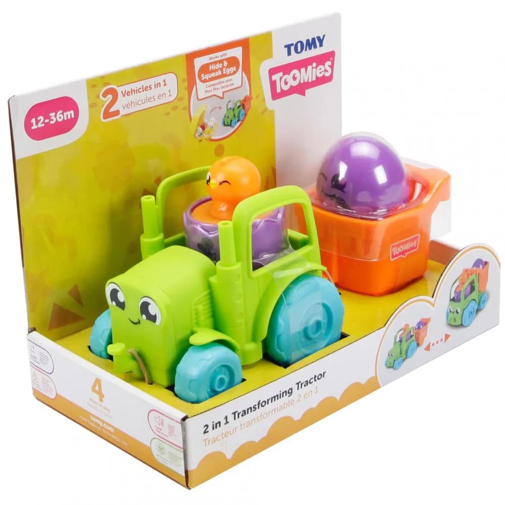 JUCARIE 2IN1 TRACTORAS, TOMY — miniatură