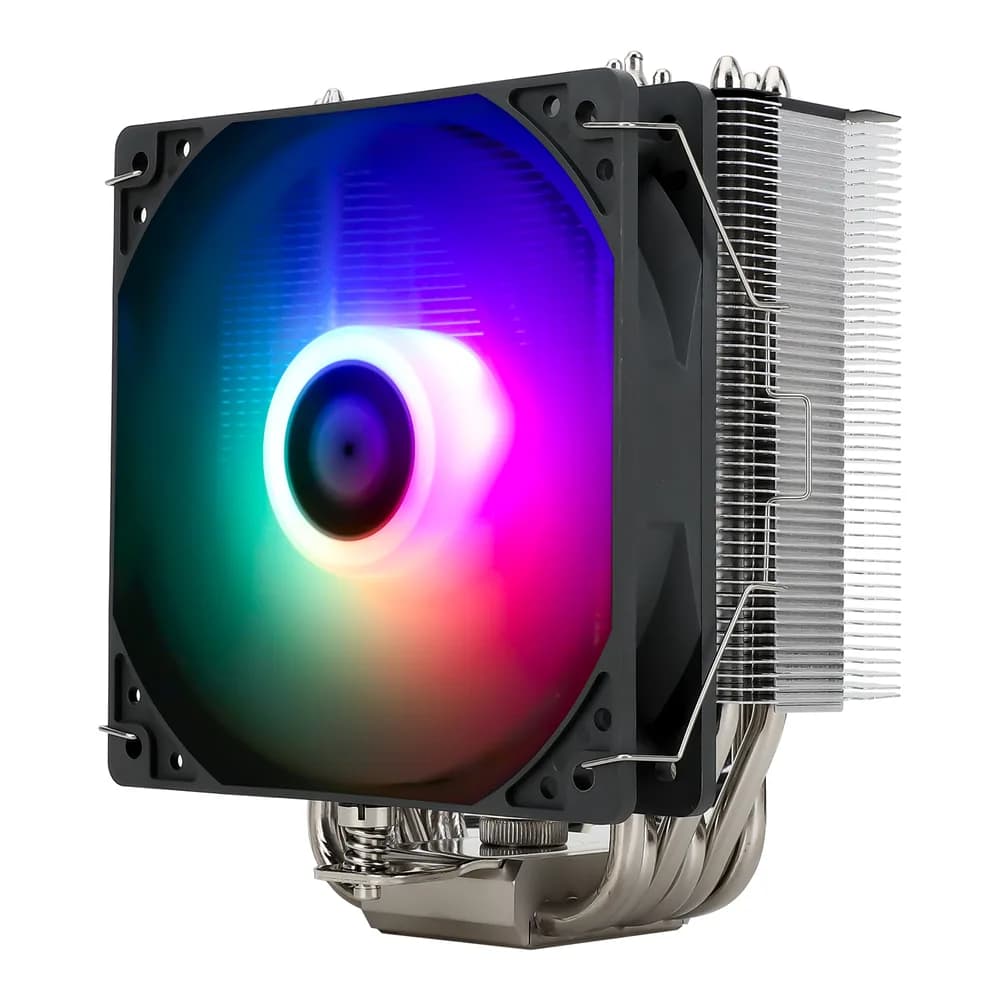 COOLER Thermalright "Burst Assassin 120 Argb" skt. Intel si AMD, racire cu aer, vent. 120mm, 1550 rpm, 6 heatpipes, inaltime 154mm, ARGB, gri,"Burst Assassin 120 Argb" — miniatură