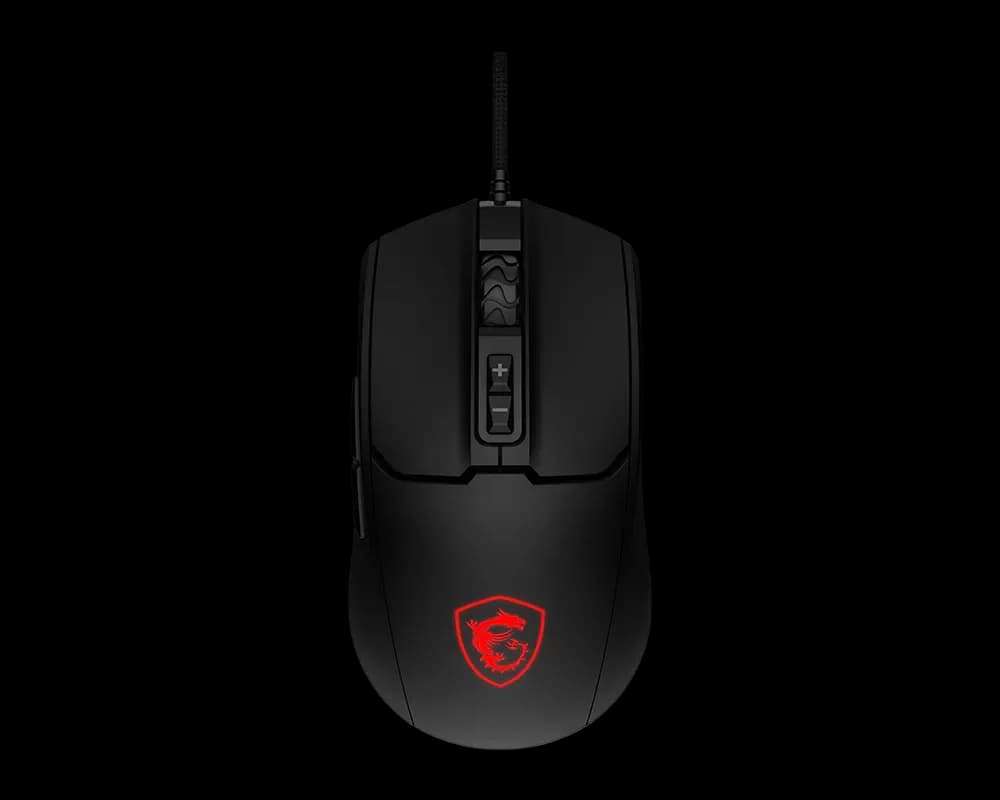 MSI Mouse Gaming FORGE GM100, 6400 DPI, USB 2.0, Negru "FORGE GM100"