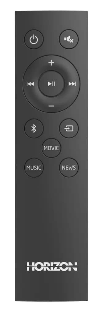 SOUNDBAR HORIZON HAV-S3130 / System 2.1 / Max Audio Power 150W (45W x2 + 60W) / Built-In Subwoofer / Digital Optical / AUX (3.5mm) / HDMI-ARC (CEC) / BT 5.4 / USB Playback / DOT-Matrix Display / Remote + Button Keys / Impedance: 6Ω x2 + 4Ω / Signal to Noise Ratio (SNR): 73dB / Wall- Mount Ready / — miniatură