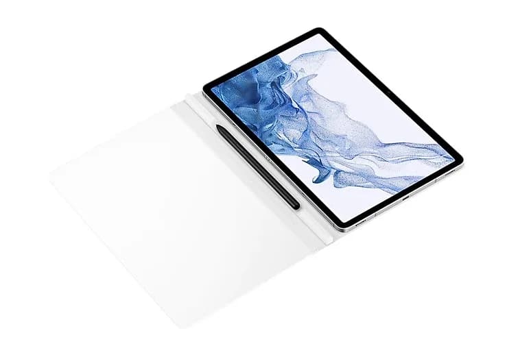 Galaxy Tab S8+; Note View Cover; White "EF-ZX800PWEGEU" — miniatură