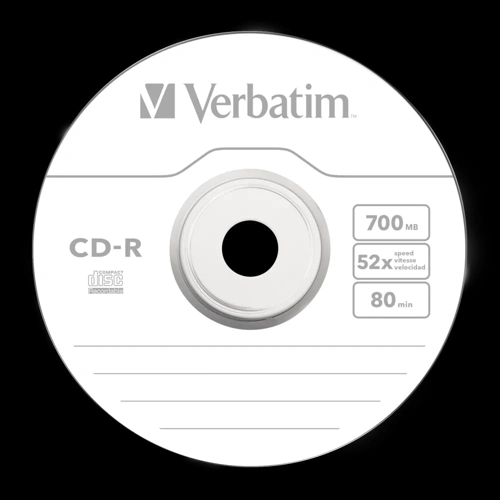 CD-R VERBATIM 700MB, VITEZA 52X, SUPRAFATA PROTECTIE EXTRA, SLIM CASE, 1 BUC, "43415"
