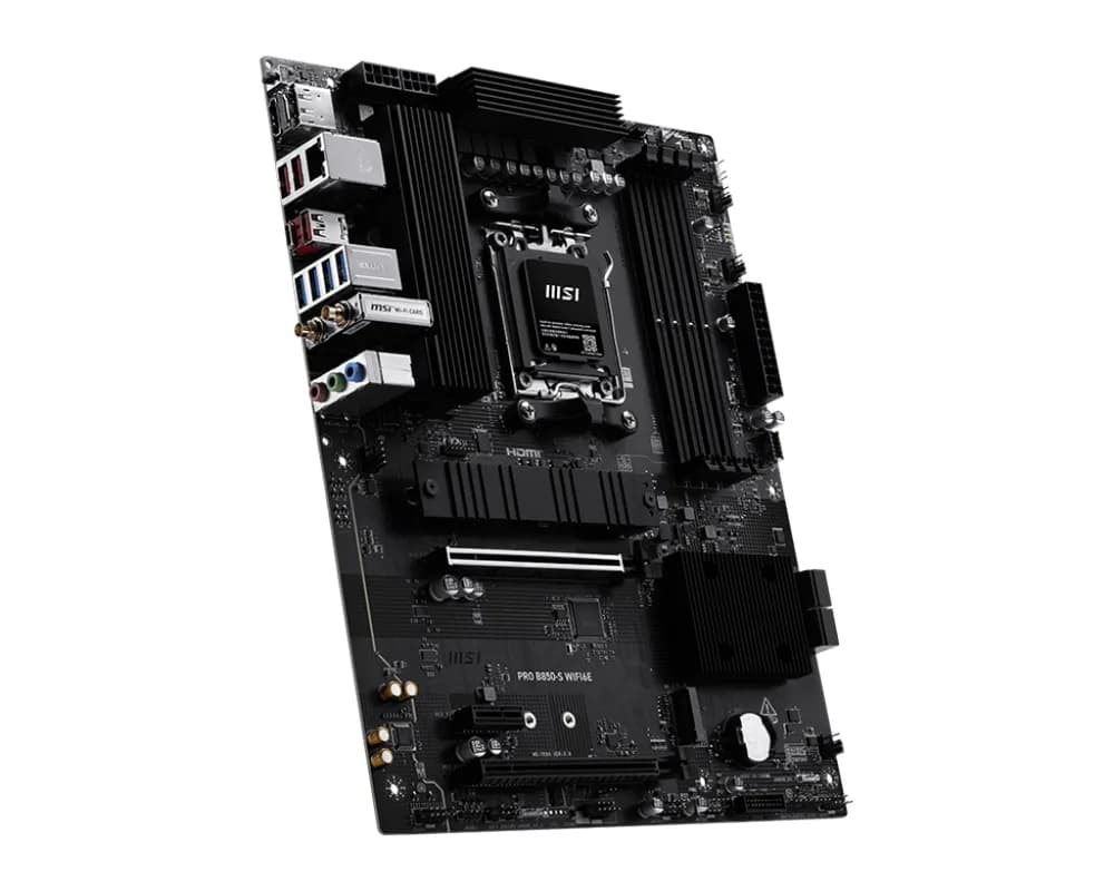 Placa de baza MSI PRO B850-S WIFI6E, AM5, DDR5, BT, ATX, Negru 911-7E80-002 "PRO B850-S WIFI6E" — miniatură