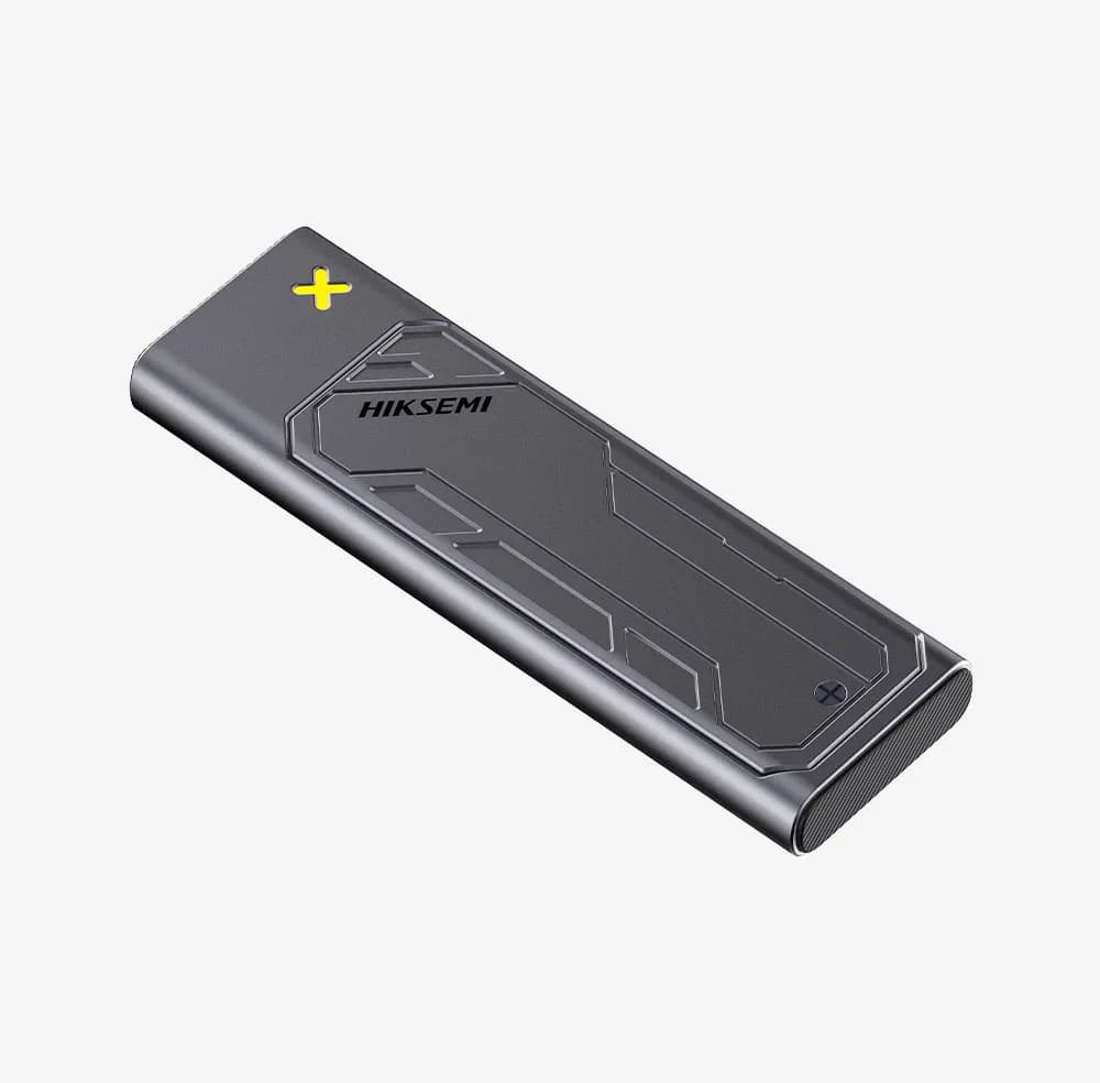 RACK extern Hiksemi, pt SSD M.2 NVME si M.2 SATA compatib cu form factor 2280/2260/2242/2230,interfata PC USB-C gen3.2, metalic, lung cab 15cm, negru "HS-HUB-MDS1" — miniatură