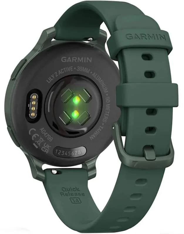 Smartwatch Garmin Lily 2 Active, 38mm, Green — miniatură