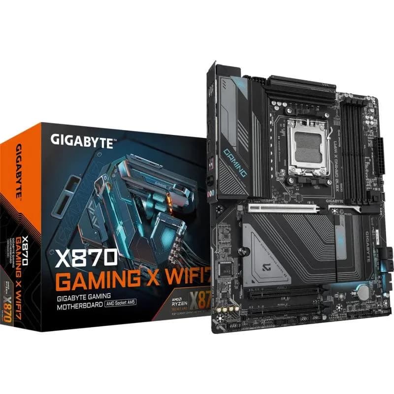 Placa de baza Gigabyte X870 GAMING X WIFI7, Socket AM5, DDR5, ATX
