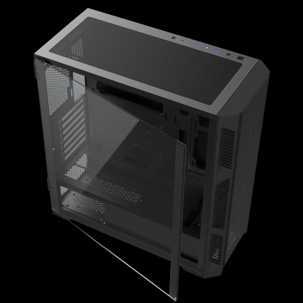 Carcasa RAIJINTEK PONOS ULTRA MS4, ATX, Negru "0R20B00226" — miniatură