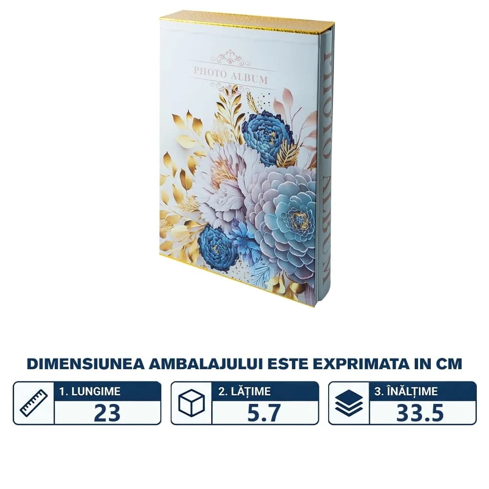 Album foto, 300 poze, 10x15 cm, Flori — miniatură