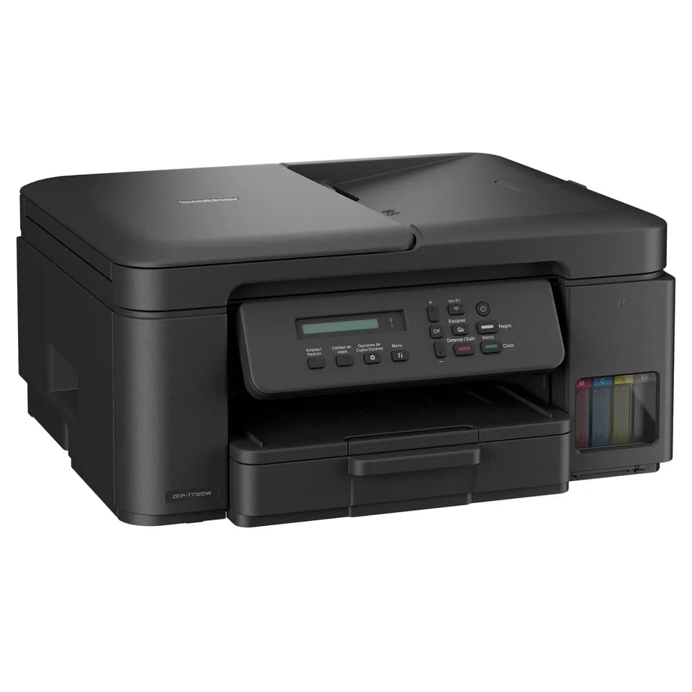 Multifunctional Inkjet CISS Color brother DCP-T730DW, A4, Functii: Impr.|Scan.|Cop., Viteza de Printare Monocrom: 16ppm, Viteza de printare color: 15.5ppm, Conectivitate:USB|WIFI, Duplex:Da, ADF:ADF(incl.TV 11lei) "DCPT730DWYJ1" — miniatură