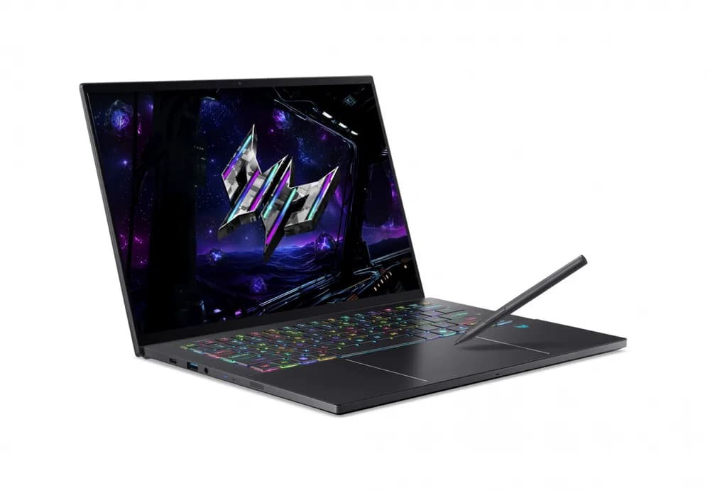 Laptop Gaming Acer Predator Triton 14 AI PT14-52T-96TX, cu procesor Intel Core Ultra 9 288V, 14.5'' OLED, 32 GB LPDDR5x, 2 TB, NVIDIA GeForce RTX 5070, 8GB GDDR7, Windows 11 Pro — miniatură