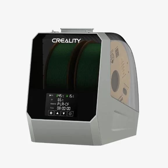 CREALITY 3D SPACE PI PLUS FILAMENT DRYER, Dimensiuni: 343X226X300MM, Greutate: 1.9kg, Culoare: Space Grey, putere: 160W, Perioada incalzire:0-48h, temperatura: 45-70 grade Celsius, Compatibilitate filament: 1.75mm, 2.85mm, PLA, TPU, PP, ABS, ASA, PETG, PC, PA, PET, PLA-CF, PETG-CF, PA-CF