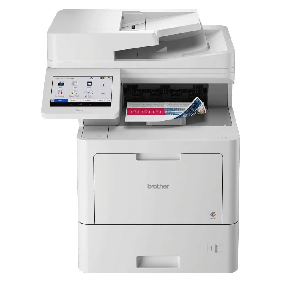 Multifunctional Laser Color Brother MFC-L9630CDN, A4, Functii: Impr.|Scan.|Cop.|Fax, Viteza de Printare Monocrom: 40ppm, Viteza de printare color: 40ppm, Conectivitate:USB|Ret, Duplex:Da, ADF:DADF(incl.TV 40lei) "MFCL9630CDNRE1" — miniatură