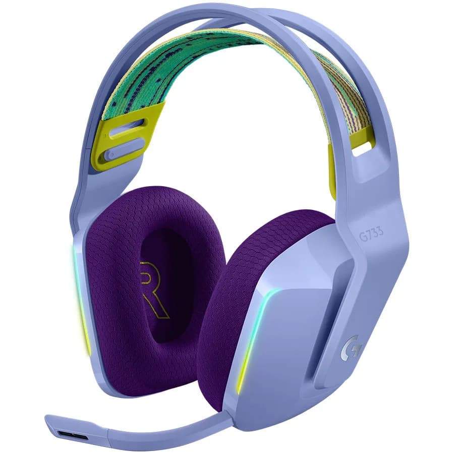 LOGITECH G733 LightSpeed Headset - LILAC - EMEA "981-000890"
