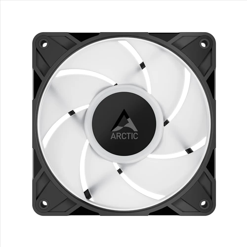 Ventilator Arctic "P12 Pro A-RGB", 120mm, 600 - 3000 RPM, FDB, 77 cfm, 4-Pin A-RGB Plug + 4-Pin Socket, negru, "ACFAN00309A" - 4895265000119 — miniatură