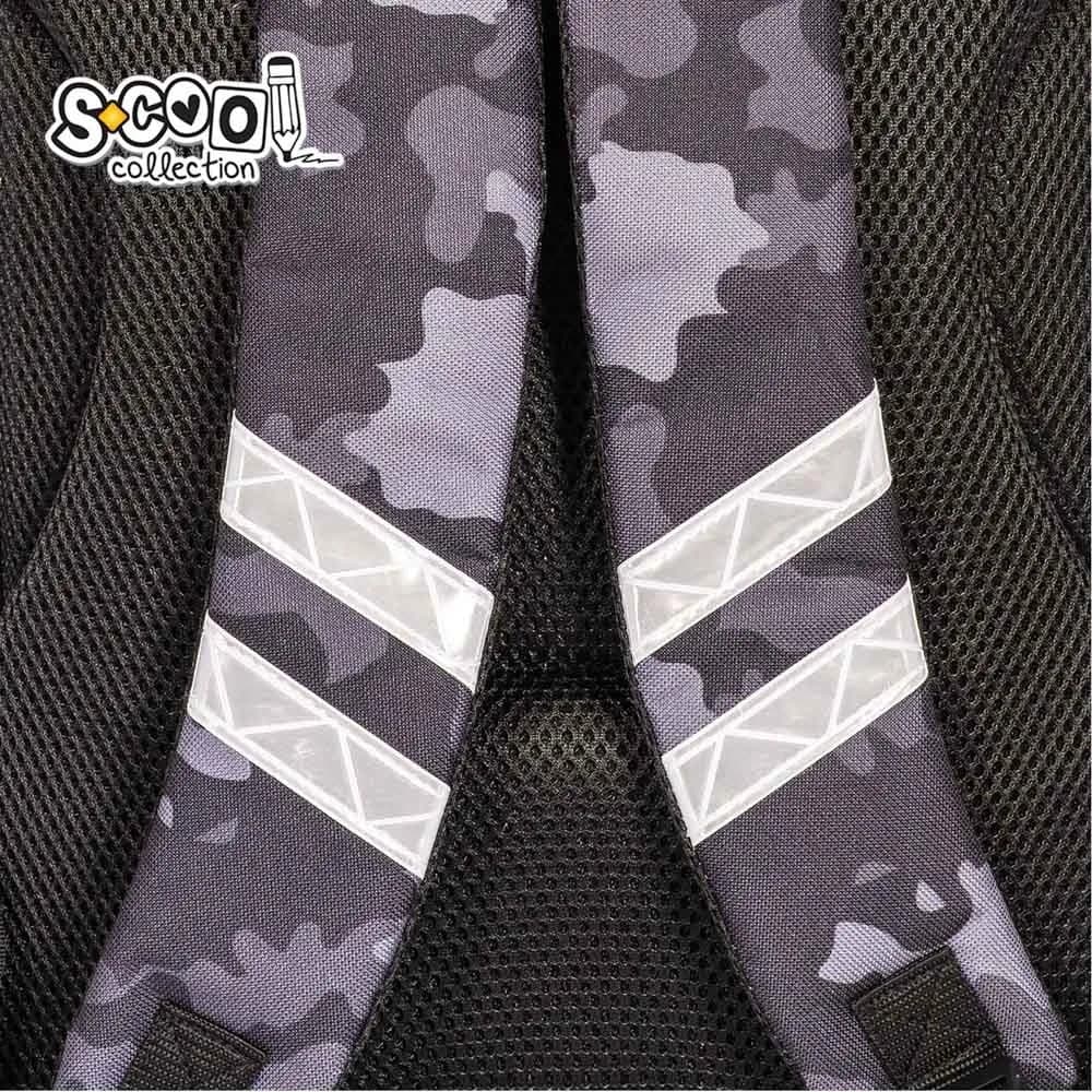 Ghiozdan ergonomic, 40.5x29x13.5 cm, AIR FORCE - S-COOL — miniatură