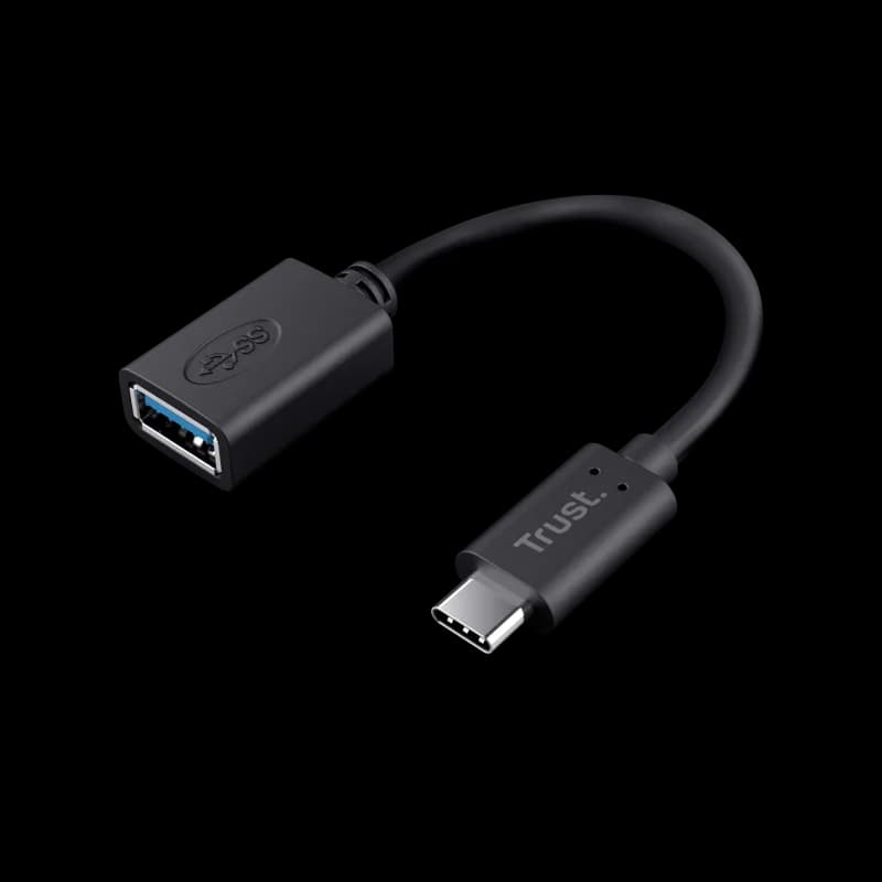 Hub USB Trust Calyx, USB-C, 2 porturi, Negru