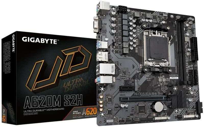 Placa de baza Gigabyte A620M S2H, Socket AM5, DDR5, Micro-ATX