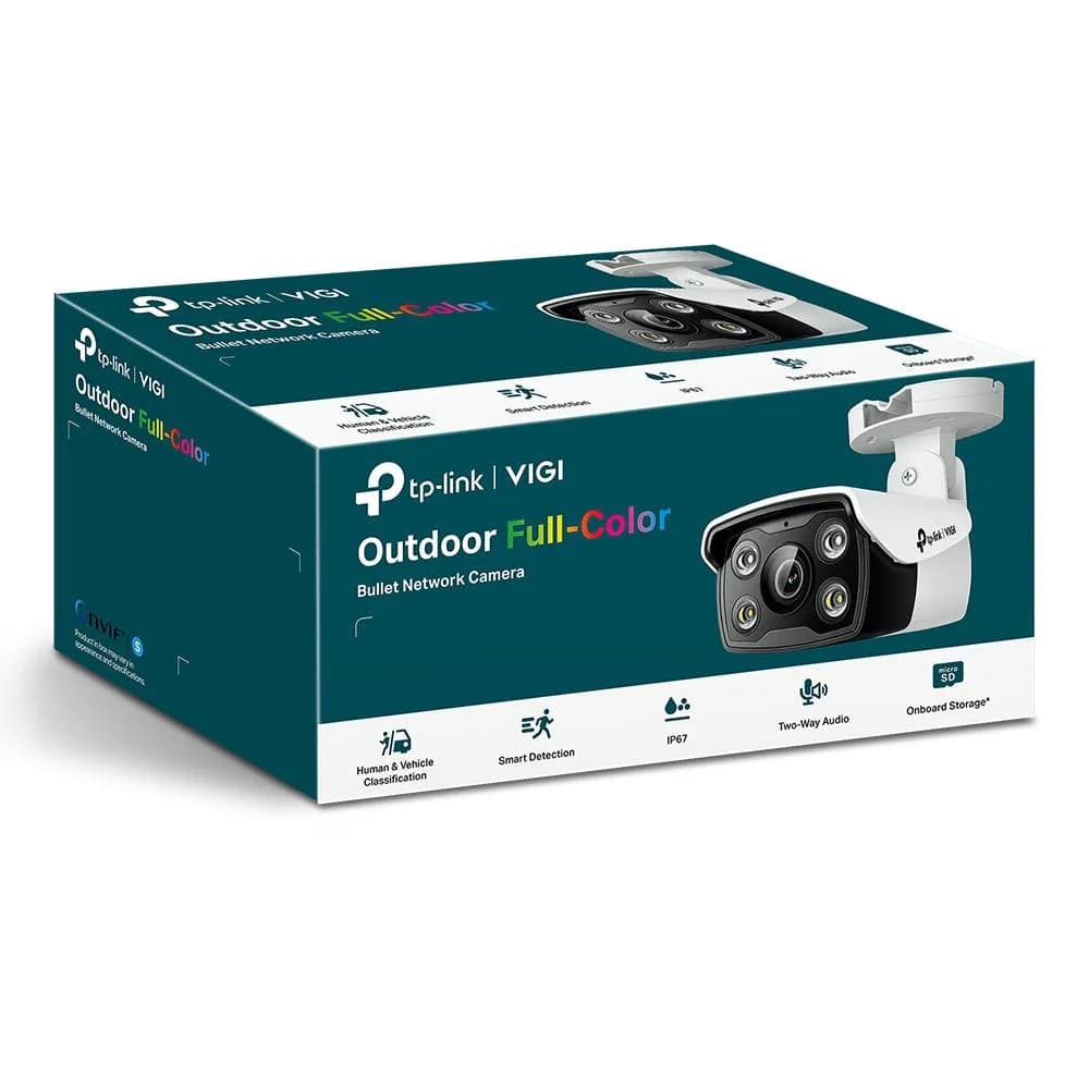 "TP-Link Camera IR de supraveghere Bullet pentru exterior VIGIC330(4MM), Senzor imagine: CMOS 1/2.8"", Lentila 4mm, F1.6,Weatherproof: IP67, Infrarosu: 30m, Detectare: 70m, Observare: 29m, Recunoastere: 10m, Identificare: 5mUnghi vizualizareHorizontal FOV: 89.1°, Vertical FOV: 45.1°, Diagonal FOV — miniatură