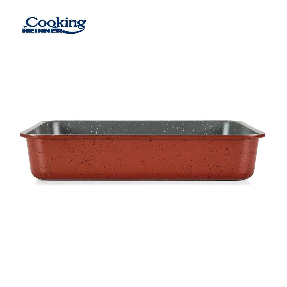 TAVA CUPTOR ACOPERIRE CERAMICA, 35X26X7 CM, ANCA, COOKING BY HEINNER — miniatură