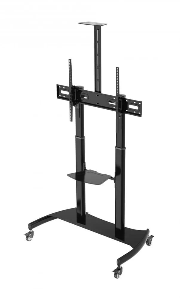 Stand TV mobil Serioux TV610TW 60"-100", dimensiuni: 1220x710x2045~ 2365mm, compatibilitate dimensiune ecran: 60"-100", compatibilitate VESA: 400x400, 600x400, 800x400, 800x600, 900x600, 1000x600, Greutate maximă suportata: 100 kg, interval de înclinare: +5°~-10°, interval de înălțime: 1365~1685mm — miniatură
