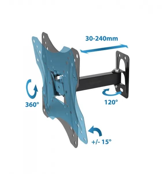 Suport Perete Esperanza Proteus ERW015 26"-70" 55kg Negru "ERW015" — miniatură