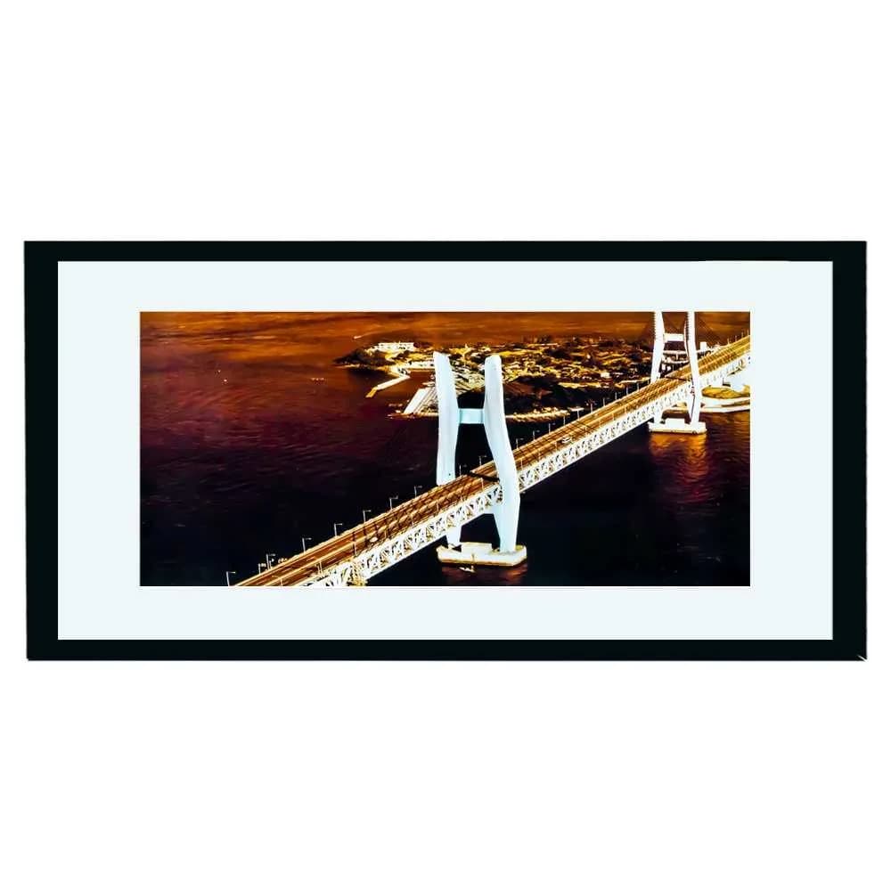 Tablou plastic + sticla, 43x83 cm — miniatură