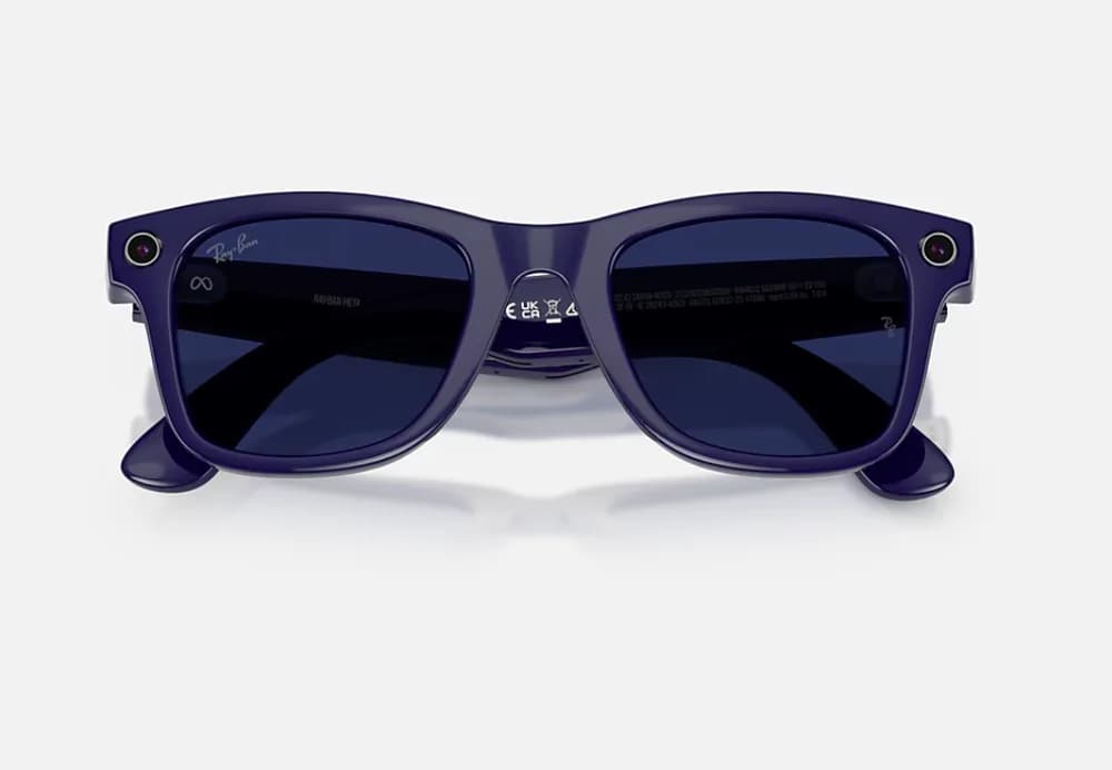 ORW4012 META WAYFARER High Bridge Fit - Shiny Cosmic Blue - Sapphire Transitions® Gen 2 — miniatură