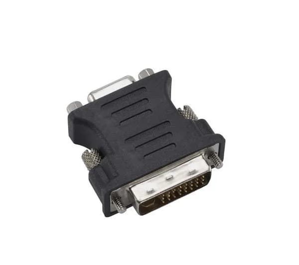 ADAPTOR video SPACER, DVI-I DL (T) la VGA (M), negru, "SPA-DVI-VGA" — miniatură
