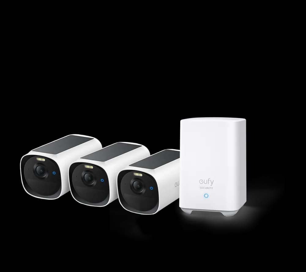 Sistem supraveghere 3+1 Anker "EufyCam E40" "T8144" + "Homebase 2", alb "E8144324"-0194644238117