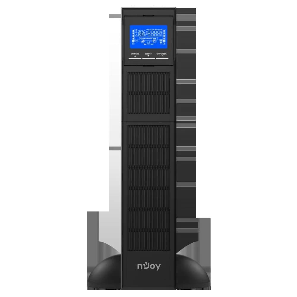 UPS nJoy Balder 3000, 3000VA/ 3000W, On-line, LCD Display, Montare Rack/Tower, 8 Prize IEC 13 1x IEC C19, Dubla conversie, Plaja larga de tensiuni acceptate, Eficienta impresionanta de pana la 96%, Frecventa: 40Hz ~ 70 Hz, Dimensiuni: 630 x 438 x 88 mm, Greutate: 27.5 kg
