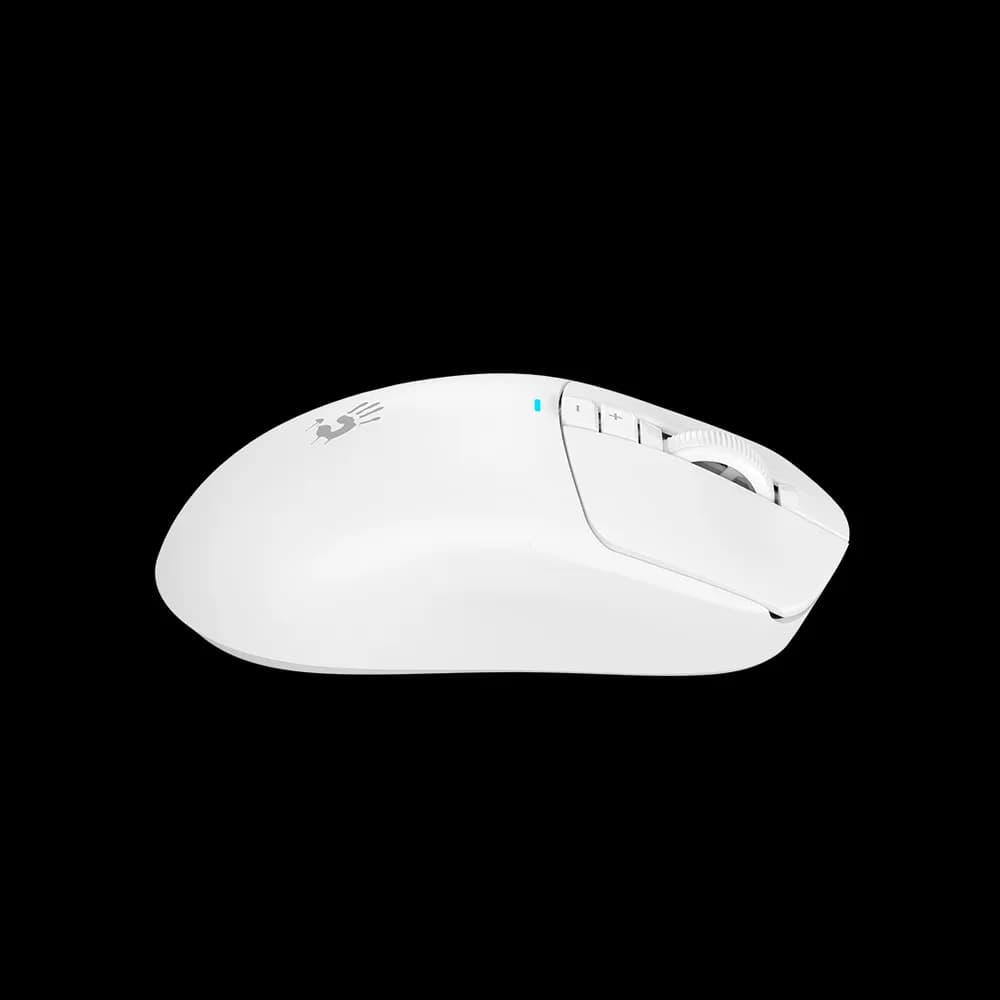 Mouse A4Tech, gaming, BLOODY WAVELINK FULL SPEED, DUAL MODE WIRELESS USB WHITE TYPE-C, "R72Ultra White" 4711421 000901 — miniatură