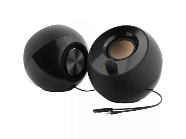 BOXE PC Creative PEBBLE USB 2.0 Speakers - black "51MF1680AA000"
