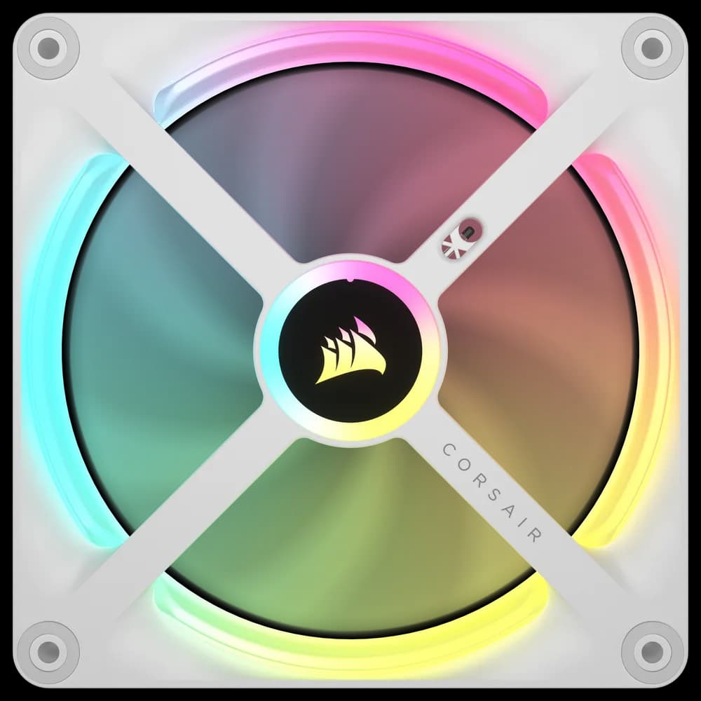 Ventilator Corsair iCUE LINK QX140 RGB WHITE "CO-9051007-WW" — miniatură