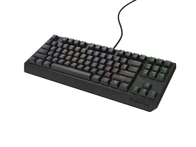 Tastatura Mecanica Gaming Genesis Thor 230 TKL, RGB, USB, negru — miniatură