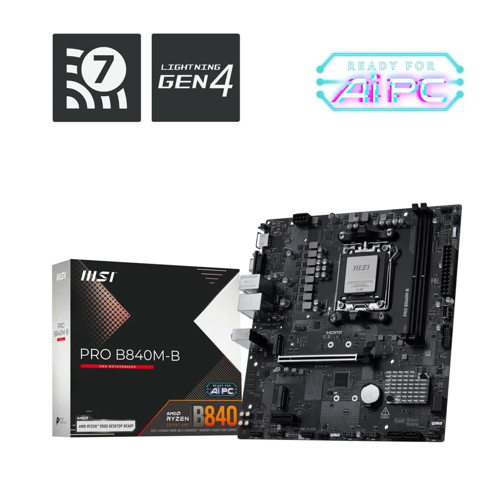 Placa de baza MSI PRO B840M-B "PRO B840M-B"