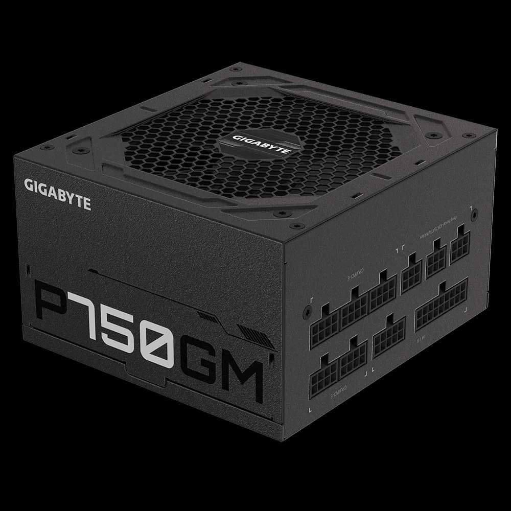 SURSA SURSA GIGABYTE, 750 W, modulara, ATX 12V 2.31, fan 120 mm x 1, 80 Plus Gold, "GP-P750GM" — miniatură
