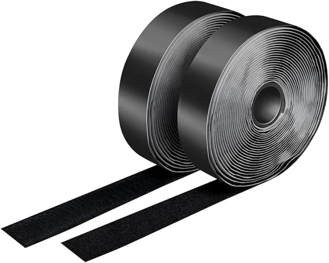 SET curele autoadezive Logilink, tip Velcro, 500 cm x 2.5 cm, negru, "KAB0080"